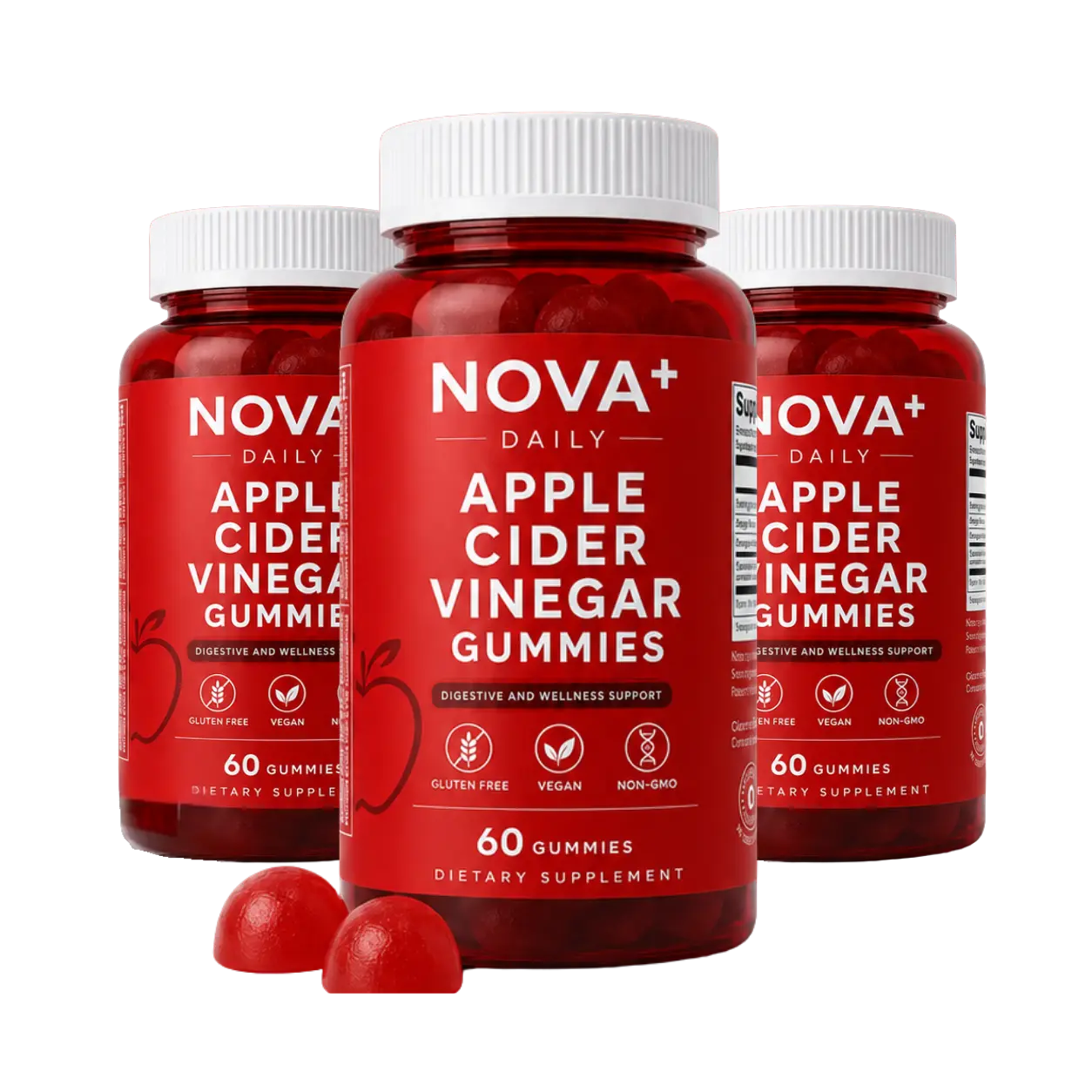 NOVA+ Apple Cider Vinegar Gummies